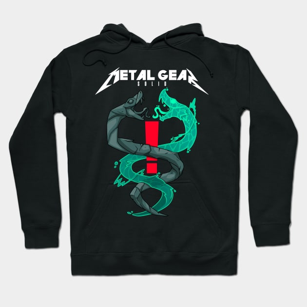 Twin Snakes Hoodie by TheTeenosaur